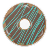 チョコレートドーナツドーナツキャビネットのノブの引出しの引き セラミックノブ (正面)