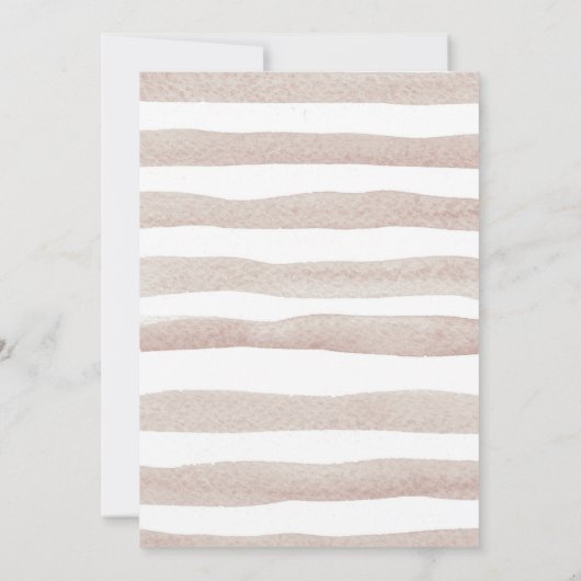 チョコレートドーナツベビースプリンクルシャワー招待状 招待状 (裏面)