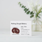 チョコレートドーナツベーカリーの名刺 名刺 (スタンド正面)