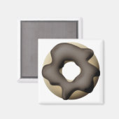 チョコレートドーナツ磁石 マグネット (正面/裏面)