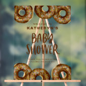 チョコレートドーナツ赤ちゃんシャワーへようこそ アクリルサイン (ニュートラル)