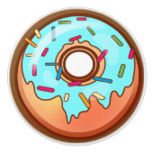 チョコレートドーナツ（ふりかけ） セラミックノブ (正面)