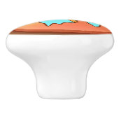 チョコレートドーナツ（ふりかけ） セラミックノブ (側面)