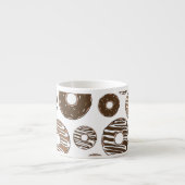 チョコレートドーナツ,キャラメルドーナツ,アイシング,あなたの名前 エスプレッソカップ (正面)