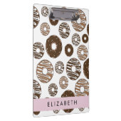 チョコレートドーナツ,キャラメルドーナツ,アイシング,あなたの名前 クリップボード (右)