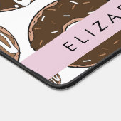 チョコレートドーナツ,キャラメルドーナツ,アイシング,あなたの名前 デスクマット (コーナー)