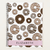 チョコレートドーナツ,キャラメルドーナツ,アイシング,あなたの名前 プランナー手帳 (正面)