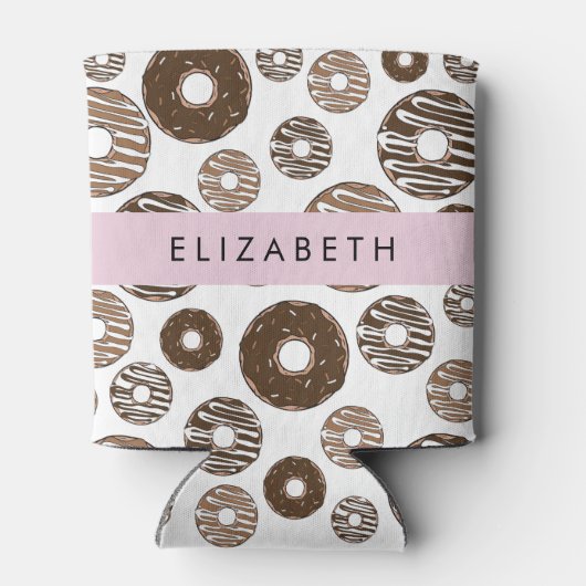 チョコレートドーナツ,キャラメルドーナツ,アイシング,あなたの名前 缶クーラー (裏面)