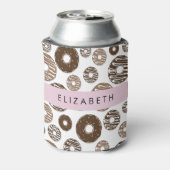 チョコレートドーナツ,キャラメルドーナツ,アイシング,あなたの名前 缶クーラー (缶裏面)