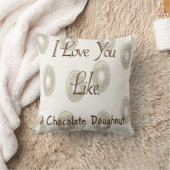 チョコレートドーナツ クッション (ブランケット)