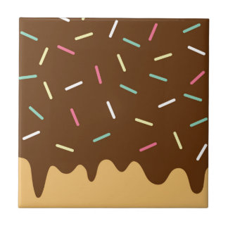 チョコレートドーナツ タイル