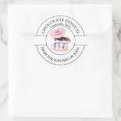 チョコレートドーナツ ラウンドシール (バッグ)