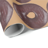 チョコレートドーナツ ラッピングペーパー (ロールコーナー)