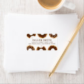 チョコレートドーナツ ラベル (インサイチュ)