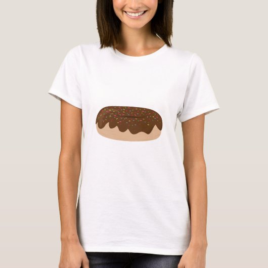 チョコレートドーナツ Tシャツ (正面)