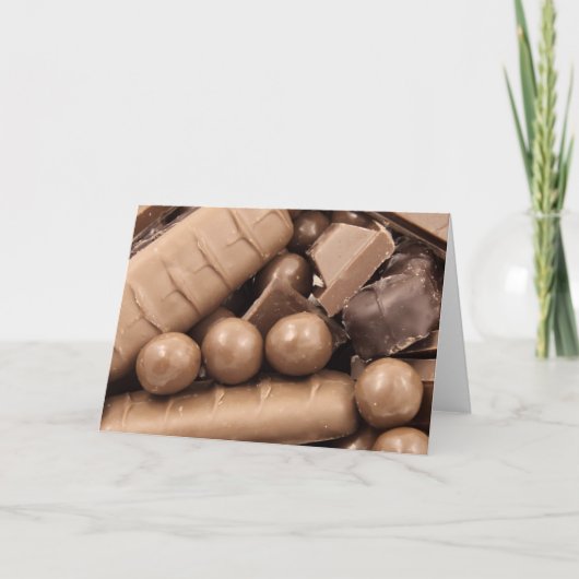 チョコレートノートカード カード (正面)