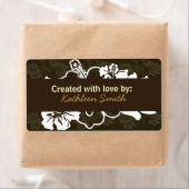 チョコレートハイビスカスレシピ/グッズ表示 ラベル (インサイチュ)