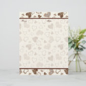 チョコレートハートブライダル結婚のギフトレシピページ (スタンド正面)