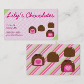チョコレートハートボンボン 名刺 (正面/裏面)