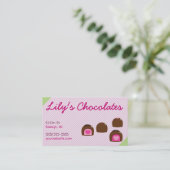 チョコレートハートボンボン 名刺 (スタンド正面)