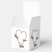 チョコレートハート及び蝶デザイン結婚ズ フェイバーボックス (オープン)