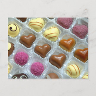 チョコレートハート箱 ポストカード