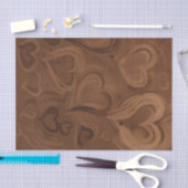 チョコレートハート 薄葉紙 (クラフト)