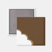 チョコレートバイト磁石 マグネット (正面/裏面)