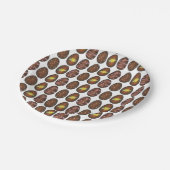 チョコレートバタークリームイースターエッグクレームキャンディ ペーパープレート (アングル)