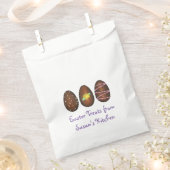 チョコレートバタークリームエッグホームメイドイースターキャンディ フェイバーバッグ (クリップ留めされた状態)