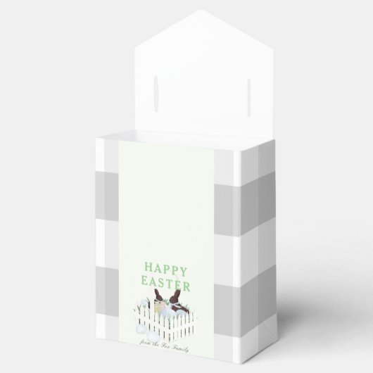 チョコレートバニーイースターエッグ好意ギフトボックス フェイバーボックス (オープン)