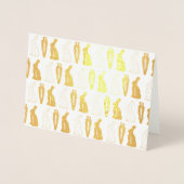 チョコレートバニーラビットキャロットイースターキャンディバンニ 箔カード (正面)