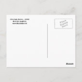 チョコレートバニー葉書 ポストカード (裏面)