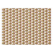 チョコレートバブカユダヤベーカリーパン切り食品 テーブルクロス (正面(横))