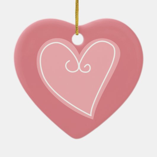 チョコレートバブルかわいいスイートロリータピンキーP セラミックオーナメント (裏面)