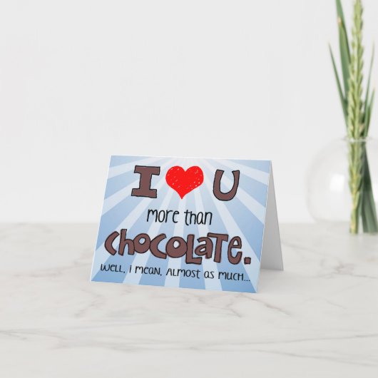 チョコレートバレンタインよりほとんど多く シーズンカード (正面)