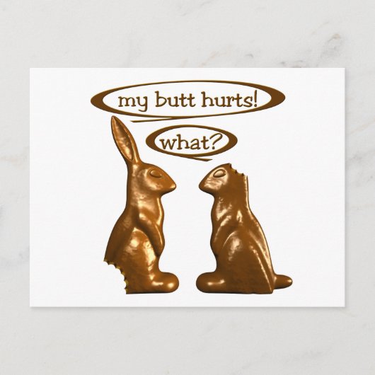 チョコレートバンニ ポストカード (正面)