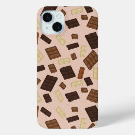 チョコレートバーのバリエーション デザイン iPhone 15 MINIケース