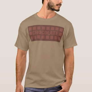 チョコレートバーミルクココアブラウニーケーキベーキングT-Shi Tシャツ