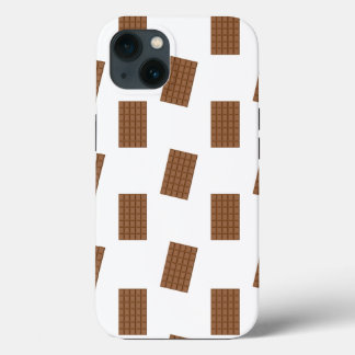 チョコレートバー白い背景 iPhone 13ケース