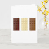 チョコレートバー カード (黄色い花)