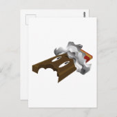 チョコレートバー – バイト ポストカード (正面/裏面)