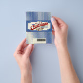 チョコレートバー(ユダヤ教の)バル・ミツバーベースボールラッパー チラシ (手)