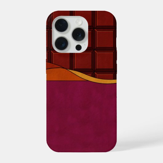 チョコレートバー iPhoneケース (裏面)