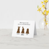 チョコレートバ食べニーの時は? カード (黄色い花)