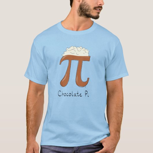 チョコレートパイ数学先生 Tシャツ (正面)