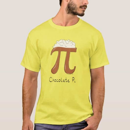 チョコレートパイ数学先生 Tシャツ (正面)