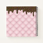 チョコレートパシリケーキモノグラムレシピ本 ノートブック (裏面)