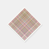 チョコレートパステルズプレイド26-紙ナプキンス スタンダードカクテルナプキン (角)