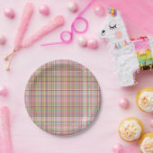 チョコレートパステルズプレイド26-紙パーティープレート ペーパープレート (パーティー)